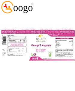 Be-Life Omega 3 Magnum, 180 capsules
