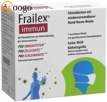 FRAILEX IMMUN combination pack with a reusable mouth and nose mask