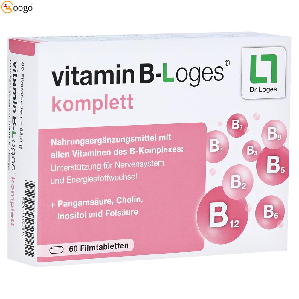 vitamin B-Loges komplett, 60 Capsules