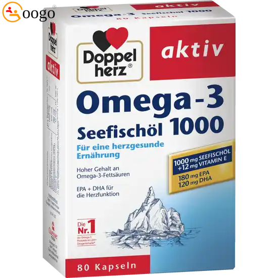 Aktiv omega-3 sea fish oil 1000 (116.5g 80 capsules)