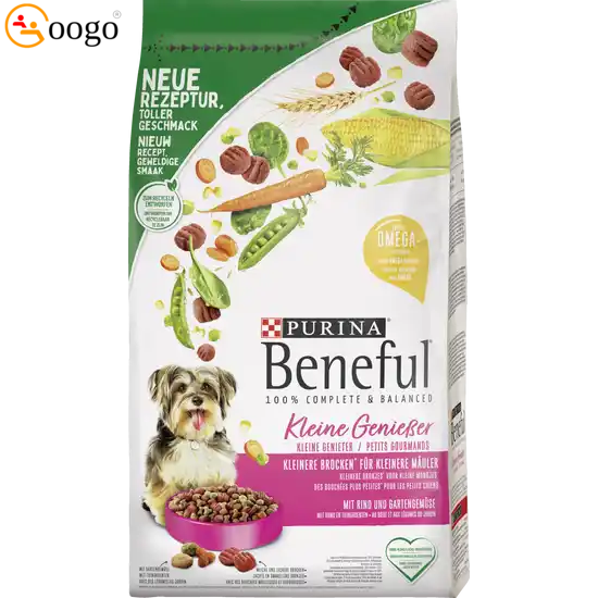 Dry dog ​​food Small connoisseurs with beef and garden vegetables 1.4kg