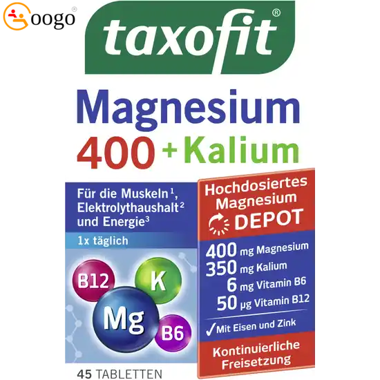 Magnesium 400 + Kalium (91.7g 45 tablets = 91.7 g)