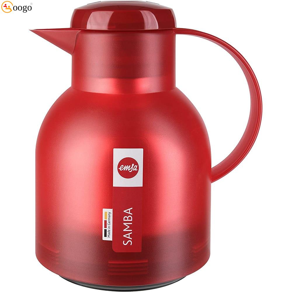 Isolierkanne schwarz, thermos 1L