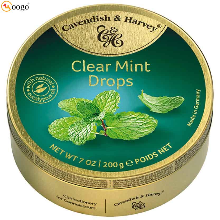 Cavendish & Harvey Clear Mint Drops 200g