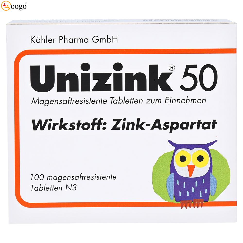 Unizink 50, 100 tablets