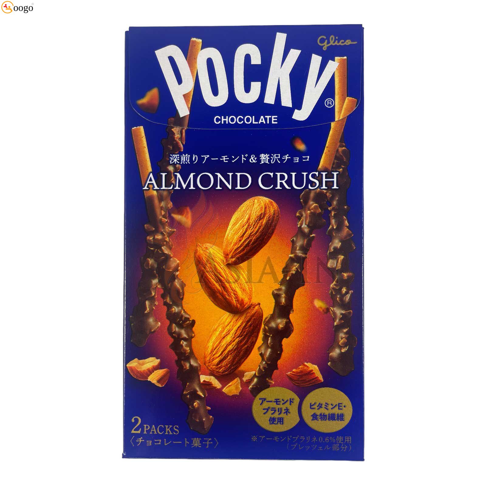 POCKY CHOCOLATE ALMOND CRUSH, 46G