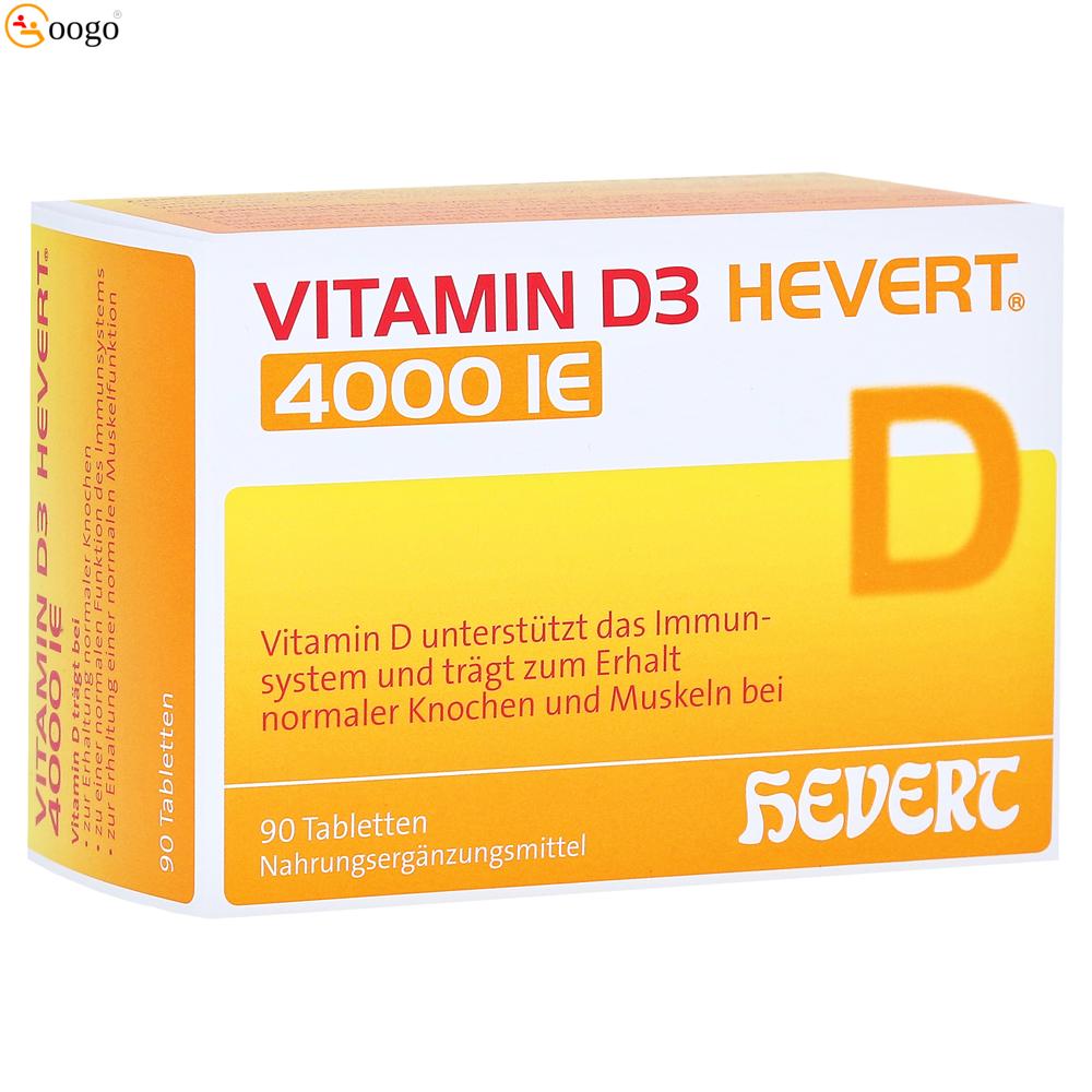 Vitamin D3 Hevert 4.000 I.E, 90 Tablets