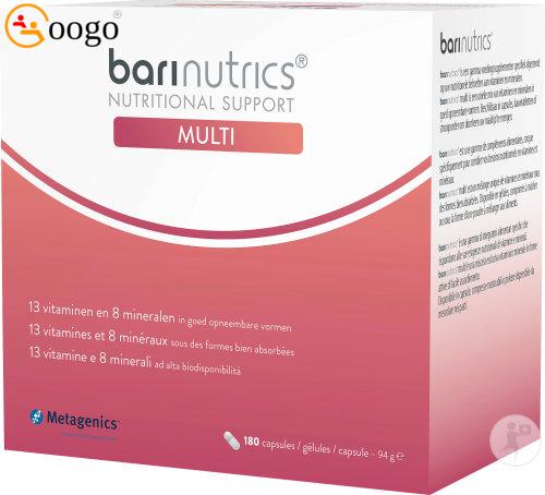 Metagenics BariNutrics Multi 13 Vitamine and 8 Minerals, 180 Capsules