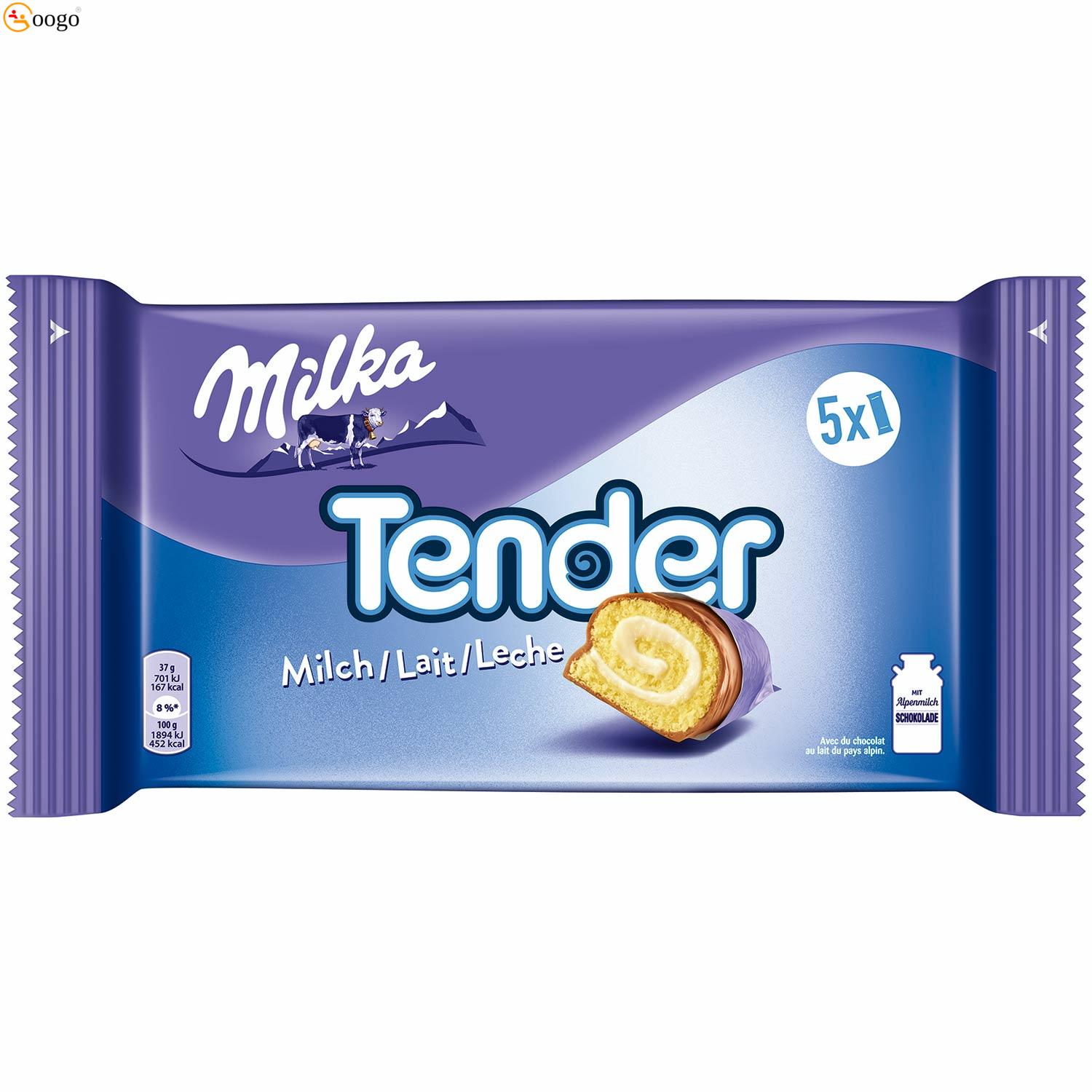 Milka Tender Milch 5x37g, 185g