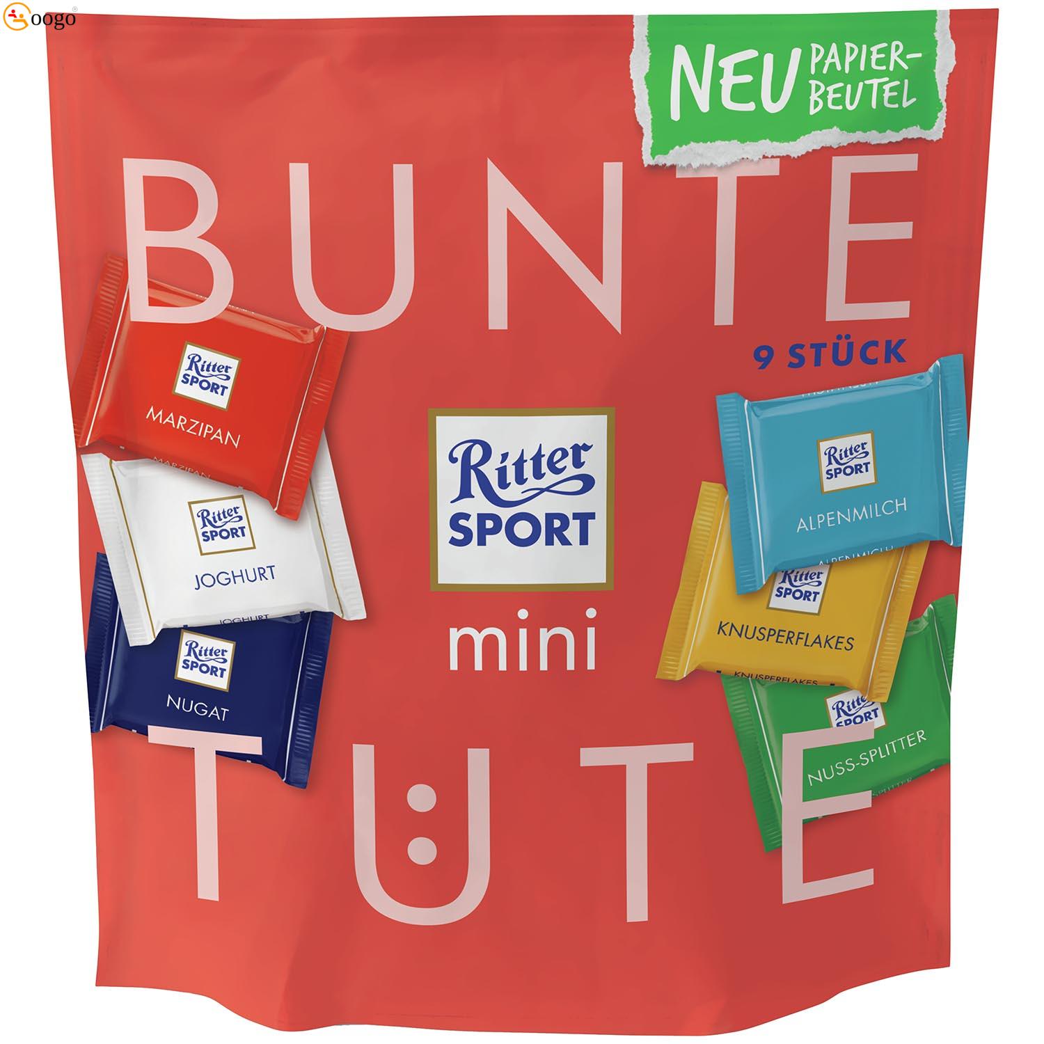 Ritter Sport mini Bunte Tüte 9er, 150 g