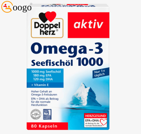 Omega-3 Seefischöl 1000 Kapseln 80 St., 107,8 g